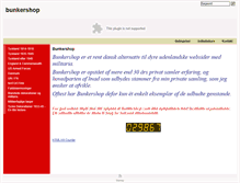 Tablet Screenshot of bunkershop.com