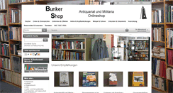 Desktop Screenshot of bunkershop.de